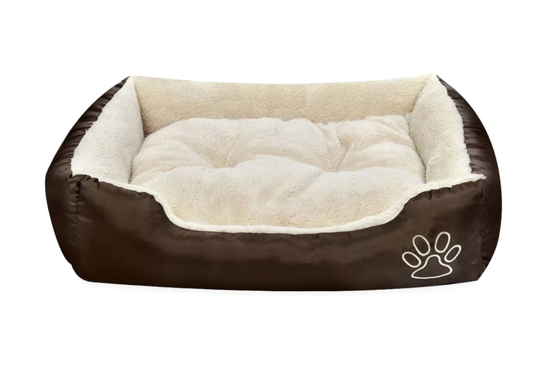 Varm Hund Seng Med Polstret Pude S - Beige - Sport & fritid - Til dyrene - Til hund - Hundemøbler - Hundeseng
