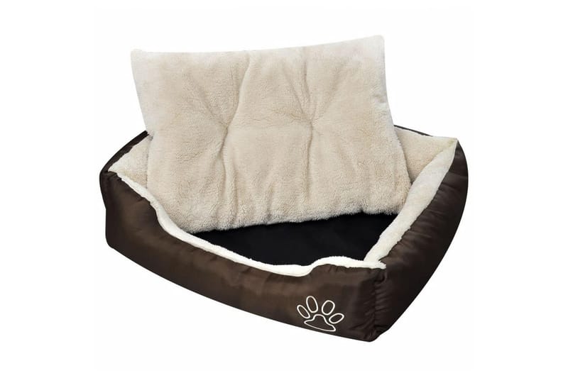 Varm Hund Seng Med Polstret Pude S - Beige - Sport & fritid - Til dyrene - Til hund - Hundemøbler - Hundeseng
