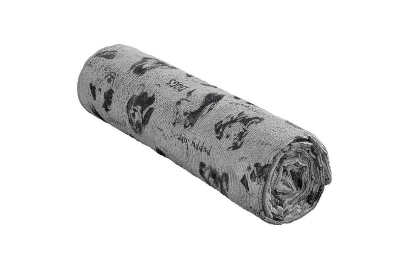 Hundehåndklæde Woof Grå 60 x 120 cm - 60 x 120 cm - Sport & fritid - Til dyrene - Til hund - Hundetilbehør & hundeaccessories - Hundetæpper & skind