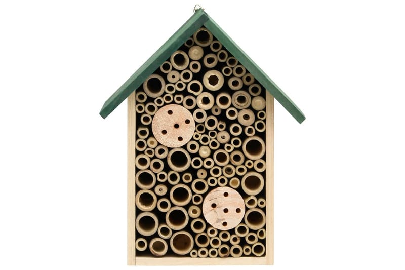 Insekthotel 2 stk. 23x14x29 cm fyrretræ - Brun - Sport & fritid - Til dyrene
