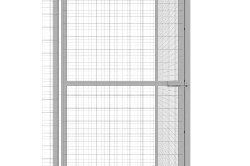 Kattebur 6x3x2,5 cm galvaniseret stål - Sølv - Sport & fritid - Til dyrene - Kat - Kattebur & kattetaske