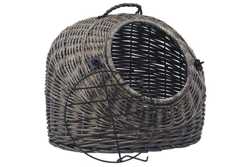Kattetransport 45x35x35 cm Naturpil Grå - Grå - Sport & fritid - Til dyrene - Kat - Kattebur & kattetaske