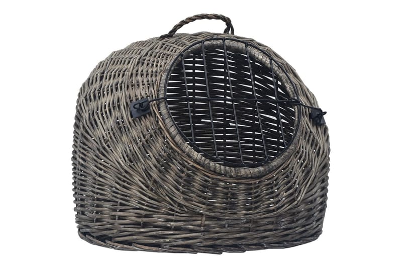 Kattetransport 45x35x35 cm Naturpil Grå - Grå - Sport & fritid - Til dyrene - Kat - Kattebur & kattetaske