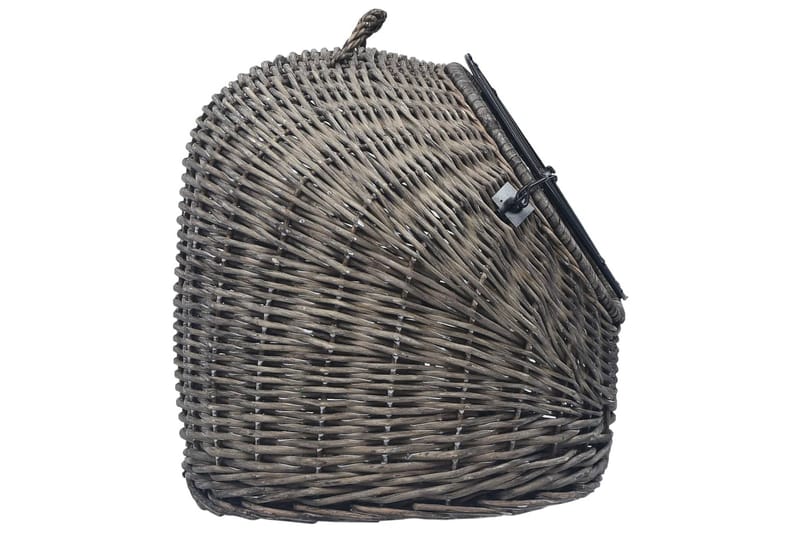 Kattetransport 50x42x40 cm Naturpil Grå - Grå - Sport & fritid - Til dyrene - Kat - Kattebur & kattetaske