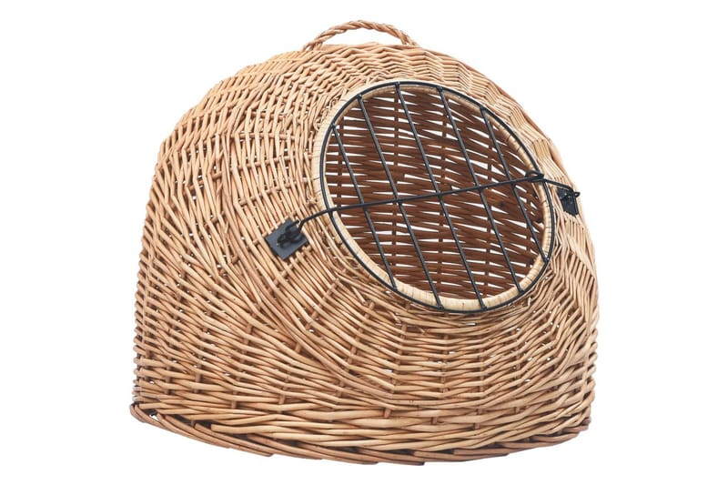 Kattetransport 60x45x45 cm Naturpil - Brun - Sport & fritid - Til dyrene - Kat - Kattebur & kattetaske