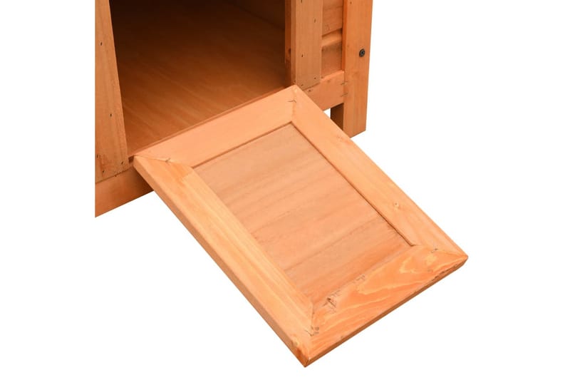 Kattehus Massivt Fyrre- Og Grantræ 50 X 46 X 43,5 Cm - Brun - Sport & fritid - Til dyrene - Kat - Kattemøbler - Kattehus