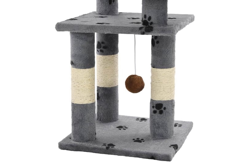 Kradse m Til Katte 65 Cm Poteprint - Grå - Sport & fritid - Til dyrene - Kat - Kattemøbler