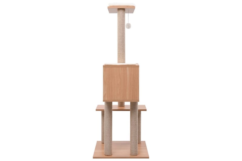 Kradsetræ Med Kradsemåtte Sisal 129 cm - Sport & fritid - Til dyrene - Kat - Kattemøbler - Kradsetræer & kradsemøbler