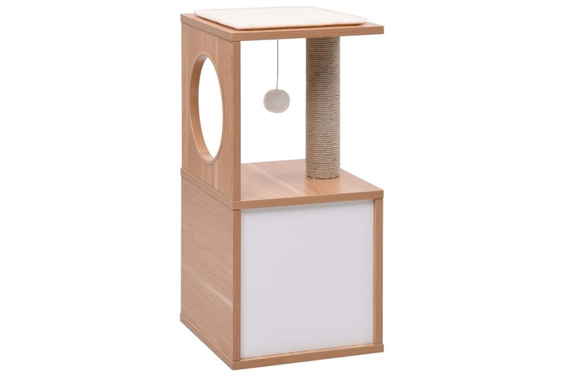 Kradsetræ Med Kradsemåtte Sisal 60 cm - Sport & fritid - Til dyrene - Kat - Kattemøbler - Kradsetræer & kradsemøbler