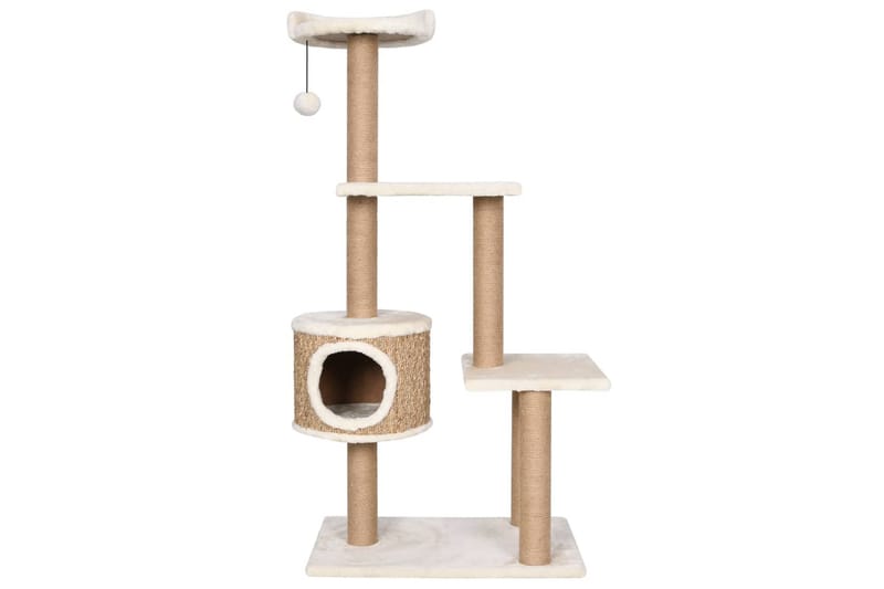 kradsetræ med kradsestolpe 123 cm søgræs - Beige - Sport & fritid - Til dyrene - Kat - Kattemøbler