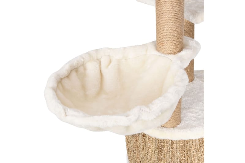 kradsetræ med kradsestolpe 126 cm søgræs - Beige - Sport & fritid - Til dyrene - Kat - Kattemøbler