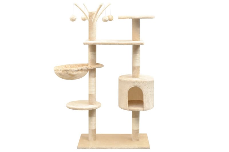 Kradsetræ Med Sisal Til Katte 125 Cm Beige - Beige - Sport & fritid - Til dyrene - Kat - Kattemøbler