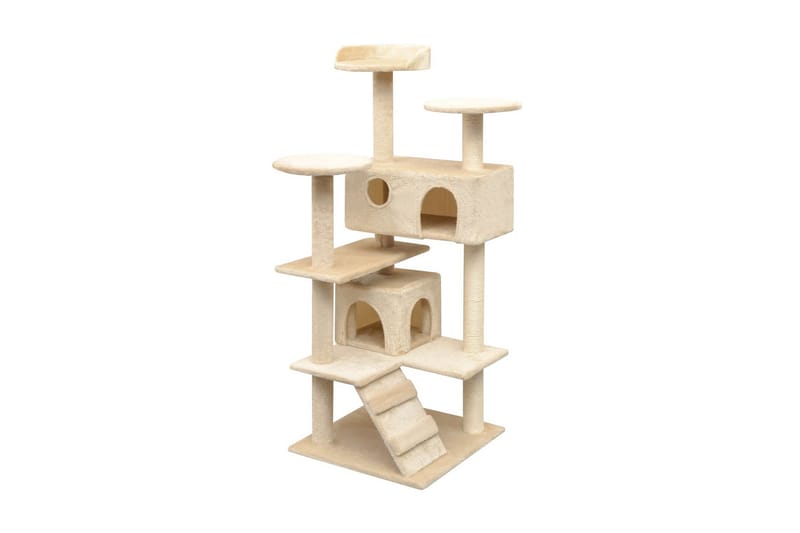 Kradsetræ Med Sisal Til Katte 125 Cm Beige - Beige - Sport & fritid - Til dyrene - Kat - Kattemøbler
