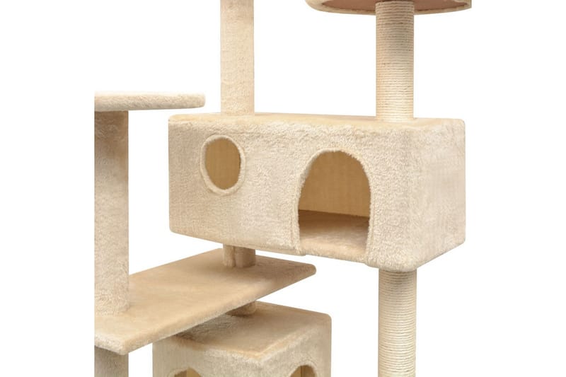 Kradsetræ Med Sisal Til Katte 125 Cm Beige - Beige - Sport & fritid - Til dyrene - Kat - Kattemøbler