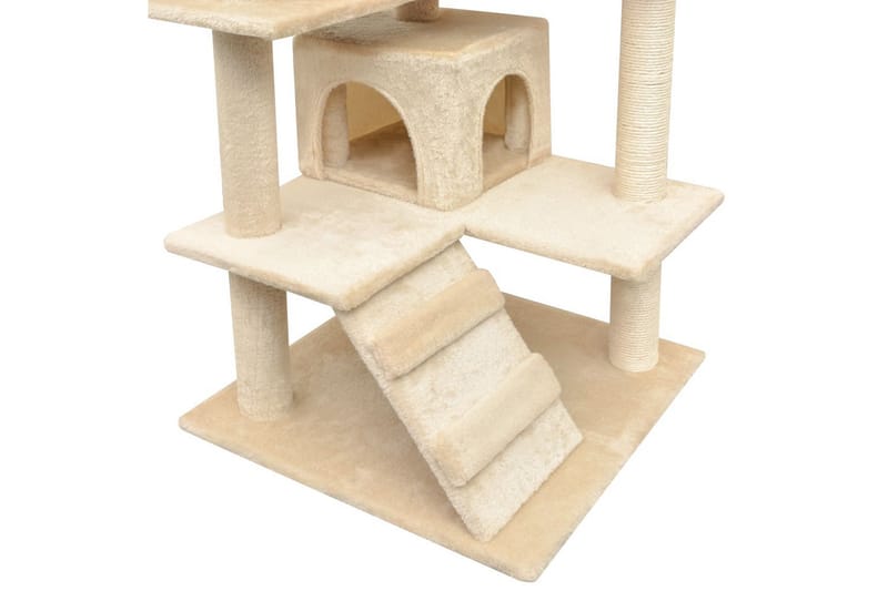 Kradsetræ Med Sisal Til Katte 125 Cm Beige - Beige - Sport & fritid - Til dyrene - Kat - Kattemøbler