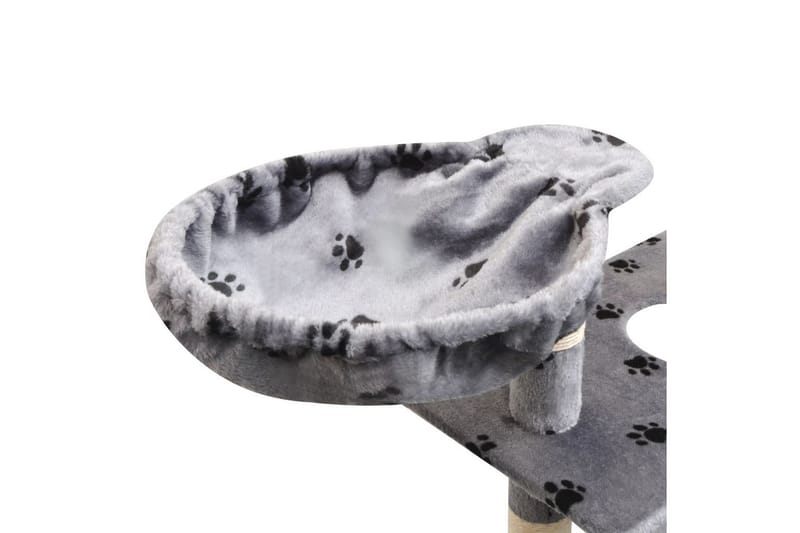 Kradsetræ Med Sisal Til Katte 150 Cm Poteprint Grå - Flerfarvet - Kattemøbler