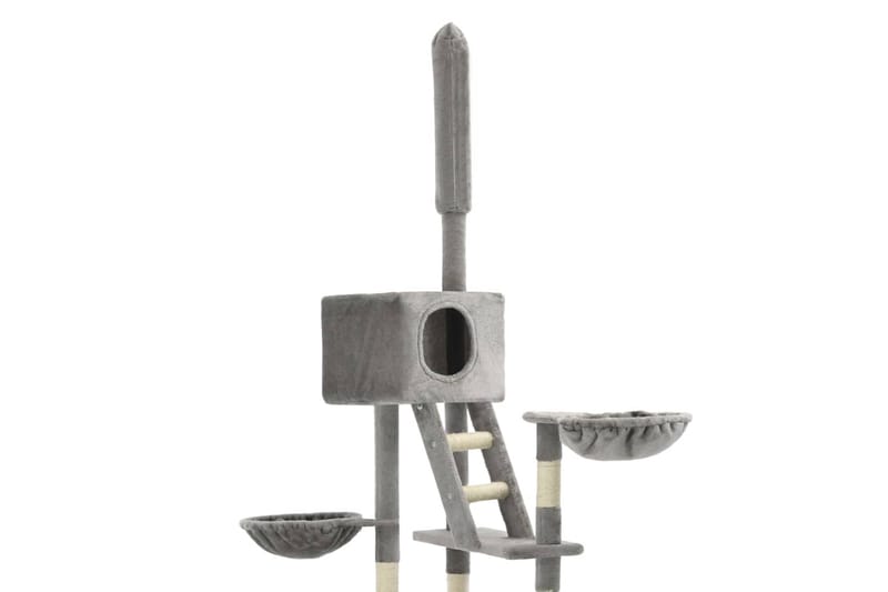 Kradsetræ Til Katte Med Sisal 230-260 Cm Grå - Grå - Sport & fritid - Til dyrene - Kat - Kattemøbler
