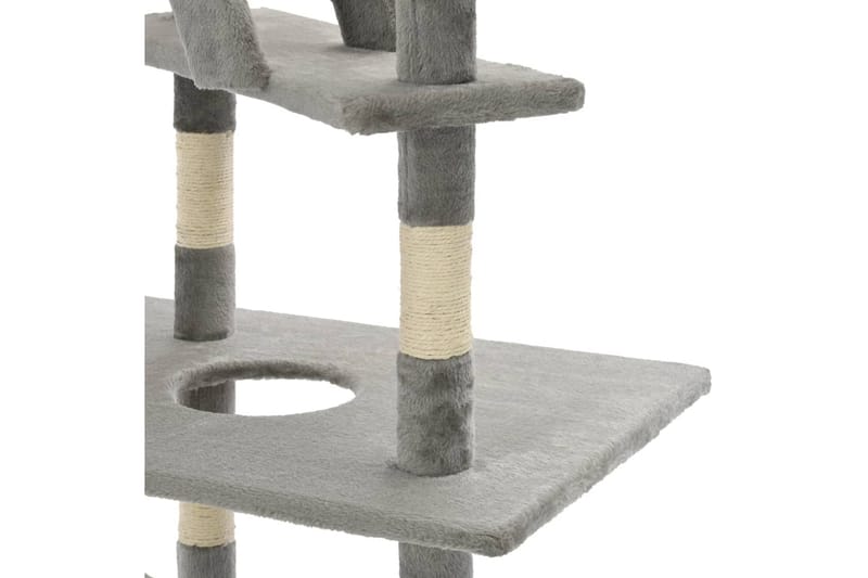 Kradsetræ Til Katte Med Sisal 230-260 Cm Grå - Grå - Kattemøbler