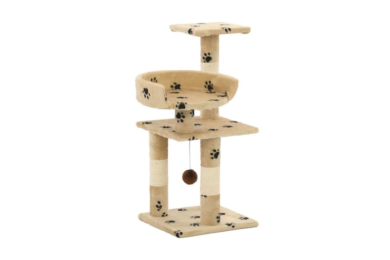 Kradsetræ Til Katte Med Sisal 65 Cm Poteprint Beige - Beige - Sport & fritid - Til dyrene - Kat - Kattemøbler