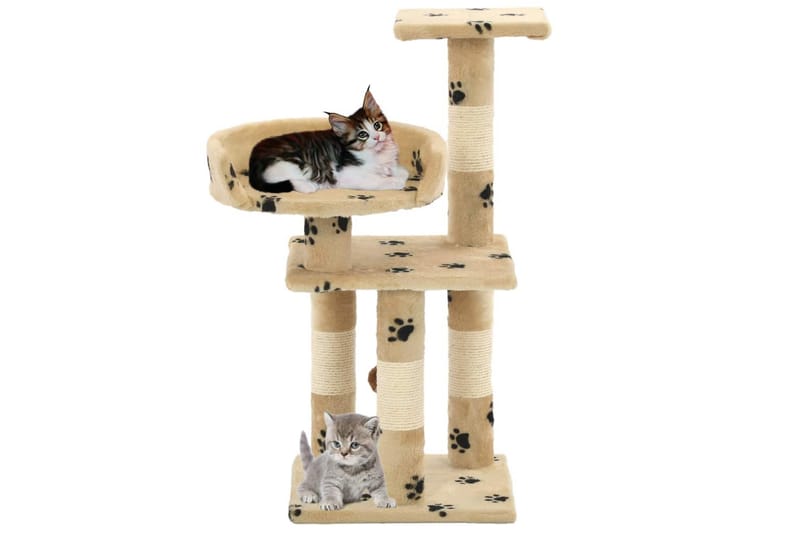 Kradsetræ Til Katte Med Sisal 65 Cm Poteprint Beige - Beige - Kattemøbler