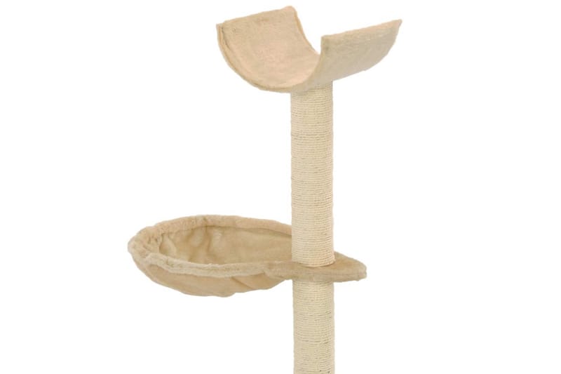 Kradsetræ Til Katte Med Sisal-Kradsestolper 105 Cm Beige - Beige - Sport & fritid - Til dyrene - Kat - Kattemøbler