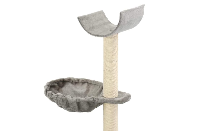 Kradsetræ Til Katte Med Sisal-Kradsestolper 105 Cm Grå - Grå - Sport & fritid - Til dyrene - Kat - Kattemøbler