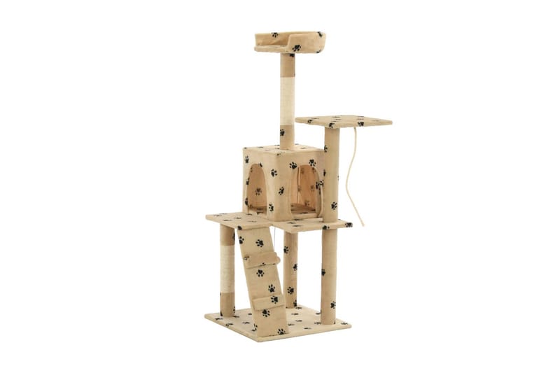 Kradsetræ Til Katte Med Sisal-Kradsestolper 120Cm Beige - Beige - Sport & fritid - Til dyrene - Kat - Kattemøbler