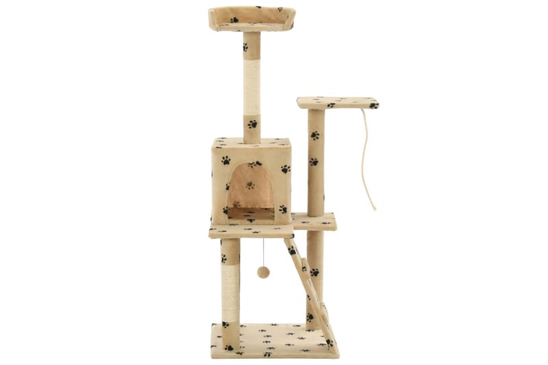 Kradsetræ Til Katte Med Sisal-Kradsestolper 120Cm Beige - Beige - Sport & fritid - Til dyrene - Kat - Kattemøbler