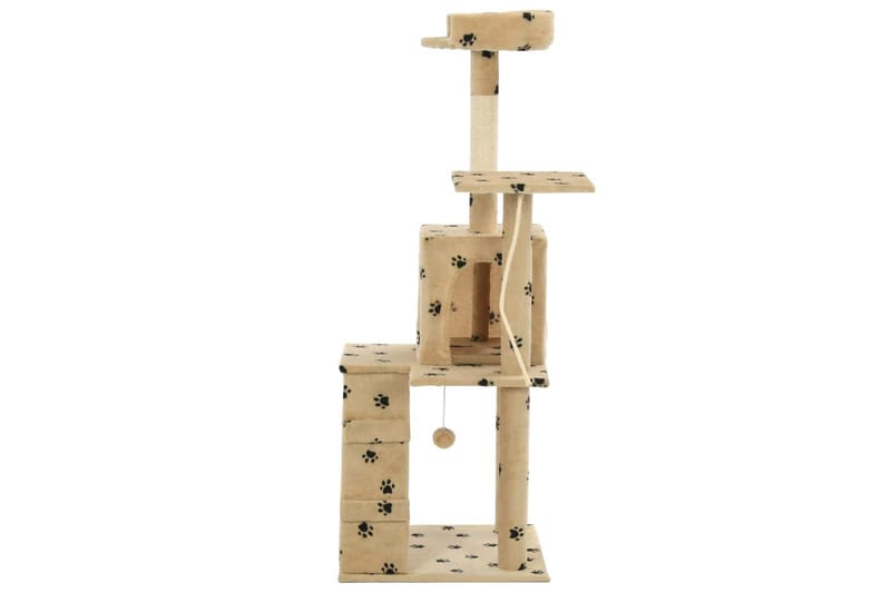Kradsetræ Til Katte Med Sisal-Kradsestolper 120Cm Beige - Beige - Sport & fritid - Til dyrene - Kat - Kattemøbler