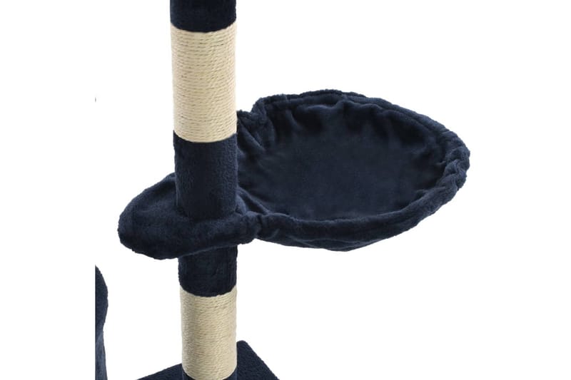 Kradsetræ Til Katte Med Sisal-Kradsestolper 138 Cm Mørkeblå - Blå - Sport & fritid - Til dyrene - Kat - Kattemøbler