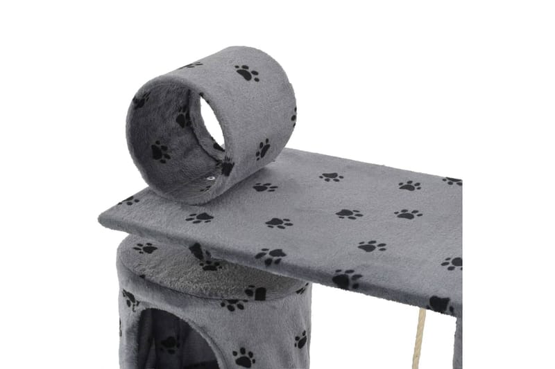 Kradsetræ Til Katte Med Sisal-Kradsestolper 140 Cm - Grå - Sport & fritid - Til dyrene - Kat - Kattemøbler