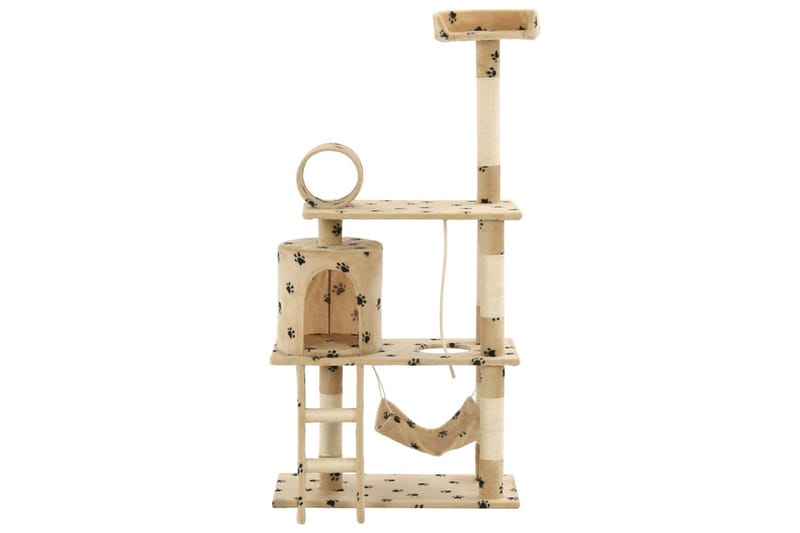 Kradsetræ Til Katte Med Sisal-Kradsestolper 140Cm Beige - Beige - Sport & fritid - Til dyrene - Kat - Kattemøbler