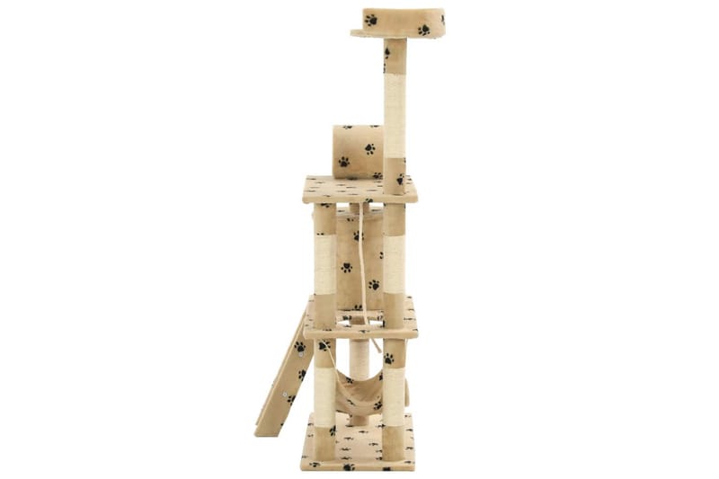 Kradsetræ Til Katte Med Sisal-Kradsestolper 140Cm Beige - Beige - Sport & fritid - Til dyrene - Kat - Kattem�øbler