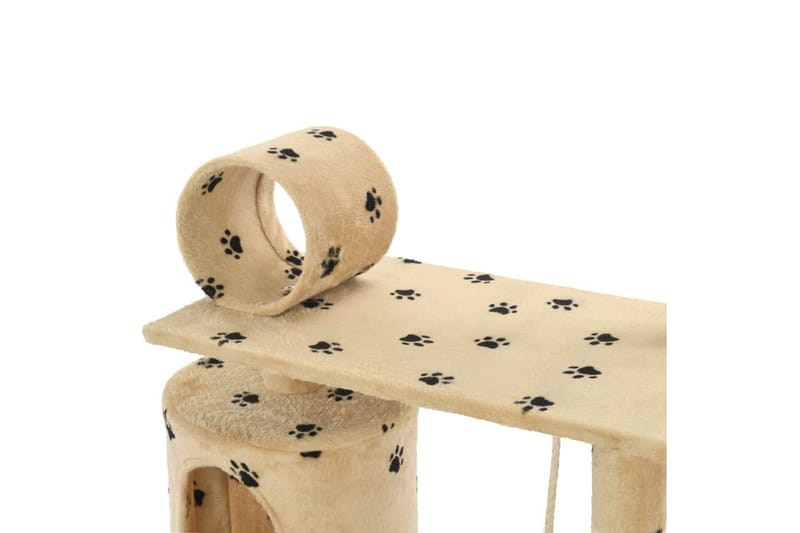Kradsetræ Til Katte Med Sisal-Kradsestolper 140Cm Beige - Beige - Sport & fritid - Til dyrene - Kat - Kattemøbler