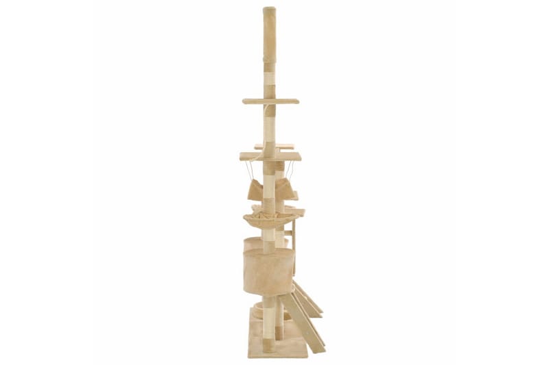 Kradsetræ Til Katte Med Sisal-Kradsestolper 230-250 Cm Beige - Beige - Sport & fritid - Til dyrene - Kat - Kattemøbler