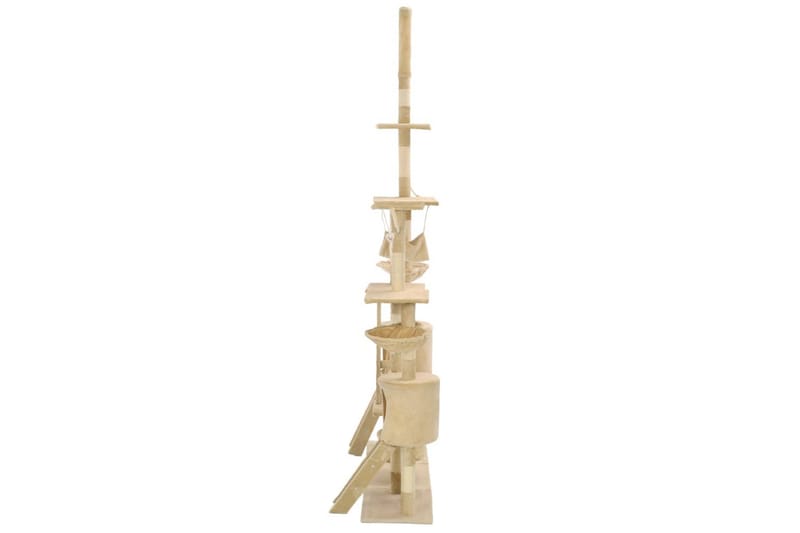Kradsetræ Til Katte Med Sisal-Kradsestolper 230-250 Cm Beige - Beige - Sport & fritid - Til dyrene - Kat - Kattemøbler