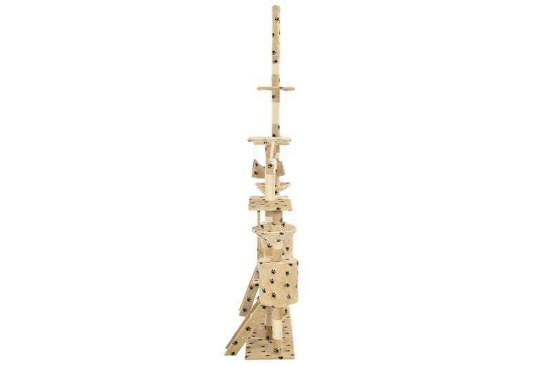 Kradsetræ Til Katte Med Sisal-Kradsestolper 230-250Cm - Beige - Sport & fritid - Til dyrene - Kat - Kattemøbler