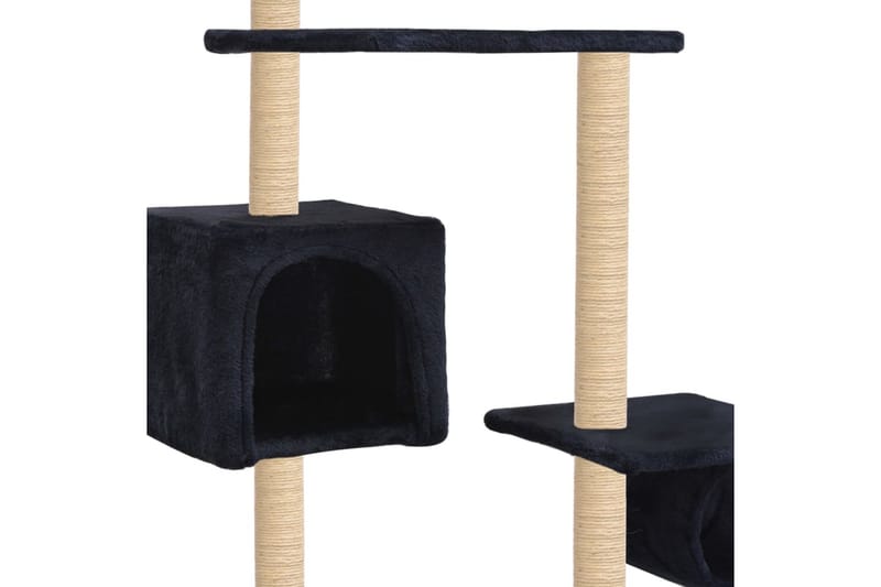 Kradsetræ Til Katte Med Sisal-Kradsestolper 260 Cm Mørkeblå - Blå - Sport & fritid - Til dyrene - Kat - Kattemøbler