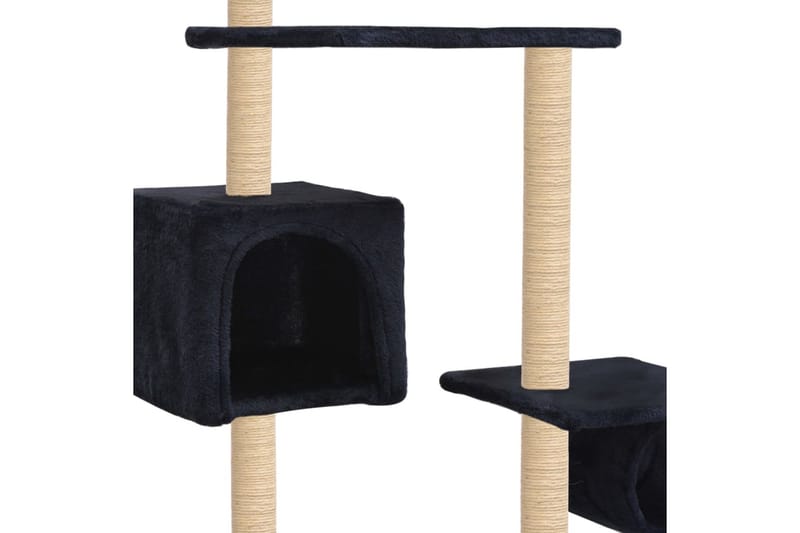 Kradsetræ Til Katte Med Sisal-Kradsestolper 260 Cm Mørkeblå - Blå - Kattemøbler