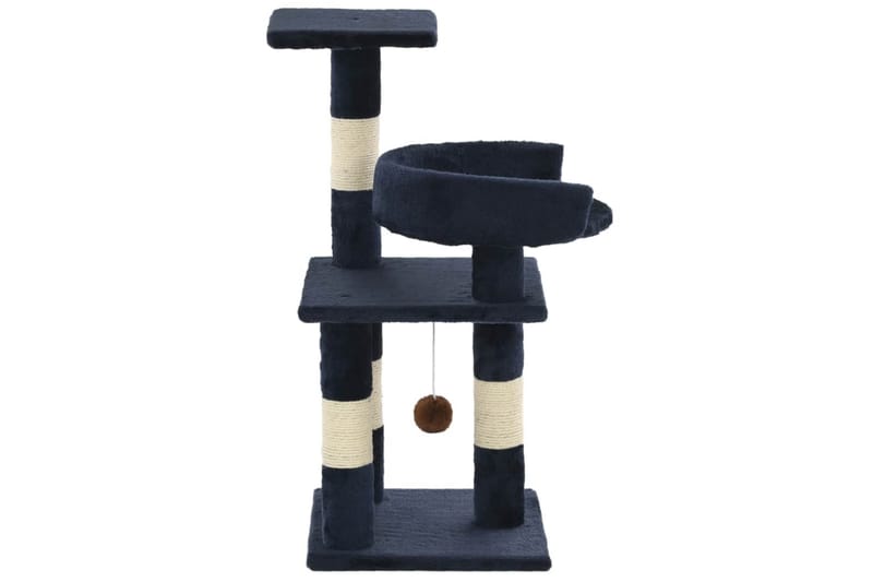 Kradsetræ Til Katte Med Sisal-Kradsestolper 65 Cm Blå - Blå - Sport & fritid - Til dyrene - Kat - Kattemøbler