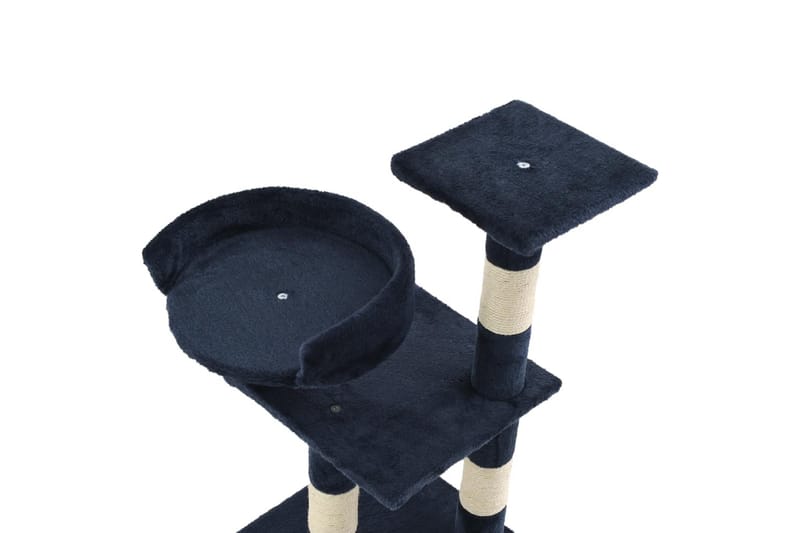 Kradsetræ Til Katte Med Sisal-Kradsestolper 65 Cm Blå - Blå - Sport & fritid - Til dyrene - Kat - Kattemøbler