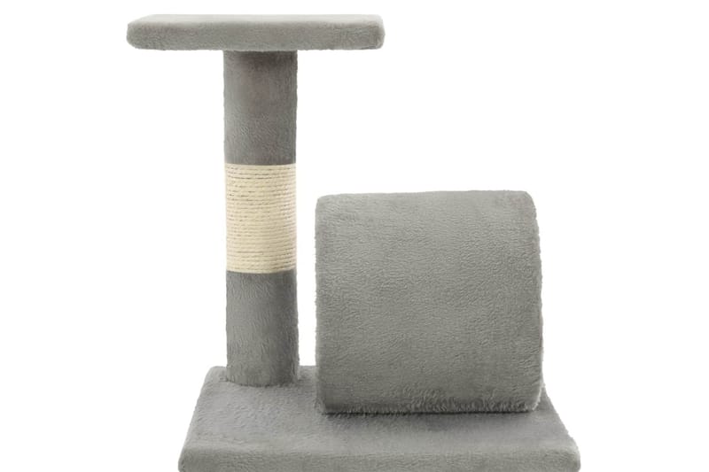 Kradsetræ Til Katte Med Sisal-Kradsestolper 65 Cm Grå - Grå - Sport & fritid - Til dyrene - Kat - Kattemøbler