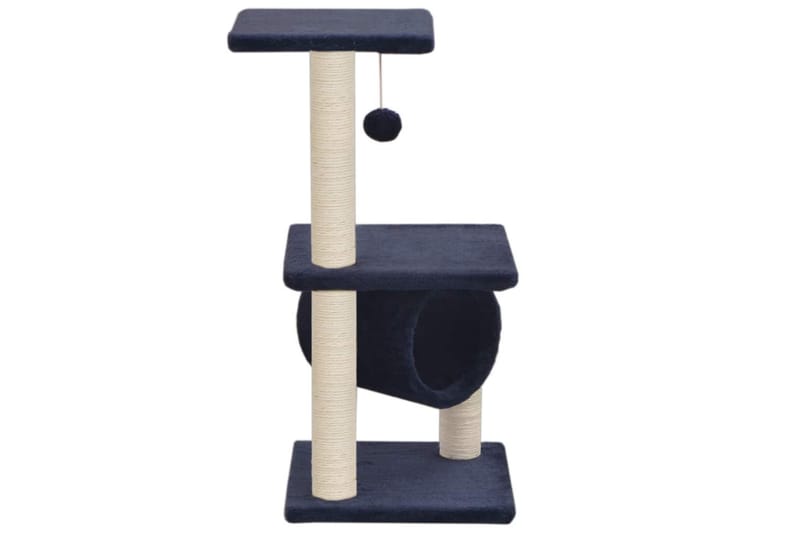 Kradsetræ Til Katte Med Sisal-Kradsestolper 65 Cm Mørkeblå - Blå - Sport & fritid - Til dyrene - Kat - Kattemøbler