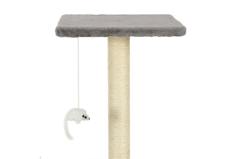 Kradsetræ Til Katte Med Sisal-Kradsestolper 95 Cm Grå - Grå - Sport & fritid - Til dyrene - Kat - Kattemøbler