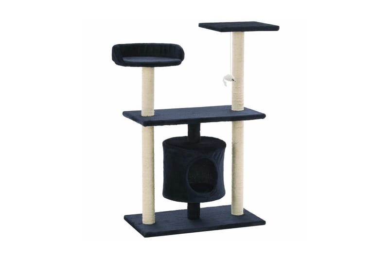 Kradsetræ Til Katte Med Sisal-Kradsestolper 95 Cm Mørkeblå - Blå - Sport & fritid - Til dyrene - Kat - Kattemøbler
