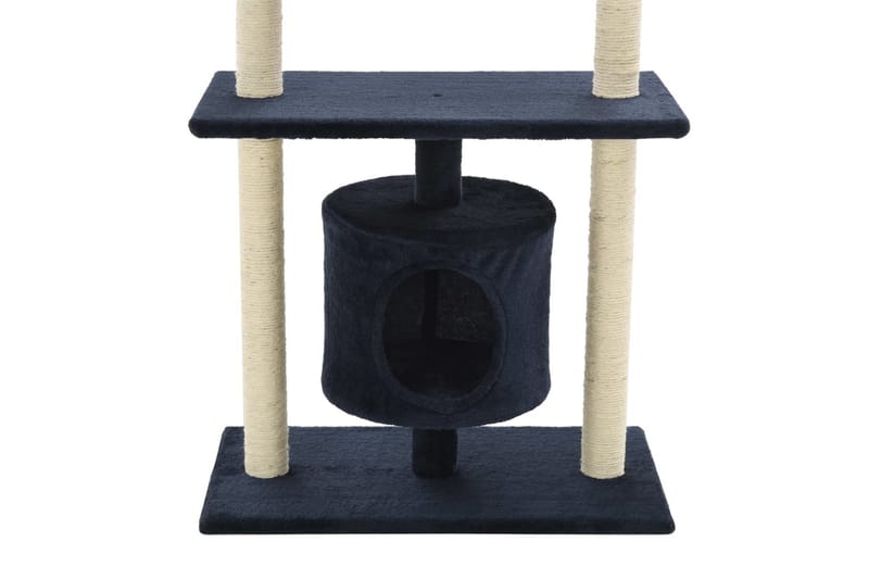 Kradsetræ Til Katte Med Sisal-Kradsestolper 95 Cm Mørkeblå - Blå - Sport & fritid - Til dyrene - Kat - Kattemøbler