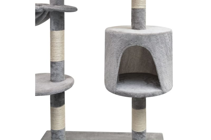 Kradsetræ Til Katte Sisal 125 Cm Grå - Grå - Sport & fritid - Til dyrene - Kat - Kattemøbler