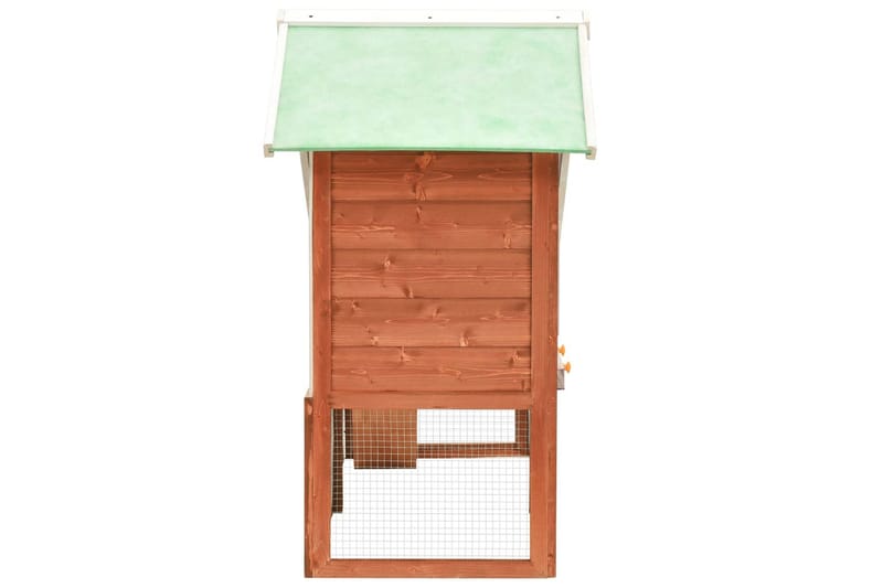Kaninbur 140x63x120 cm massivt fyrretræ - Brun - Sport & fritid - Til dyrene - Smådyr - Bure smådyr - Kaninbur & kaninhus
