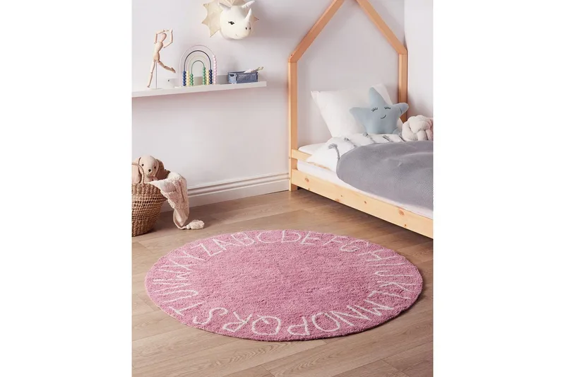 Børnetæppe Vurgun - Rosa, Hvid - Tekstiler - Børnetekstiler - Børnetæpper
