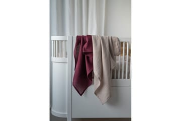 Muslinwrap 2-pak - Sand/Blomme (70 x 70 cm) - Tekstiler - Børnetekstiler